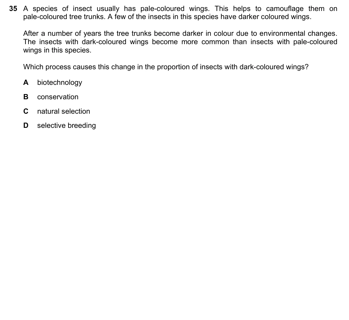 Question 35, November 2021, 0610 Paper 11