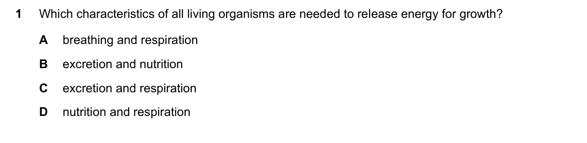 Question 1, November 2021, 0610 Paper 21