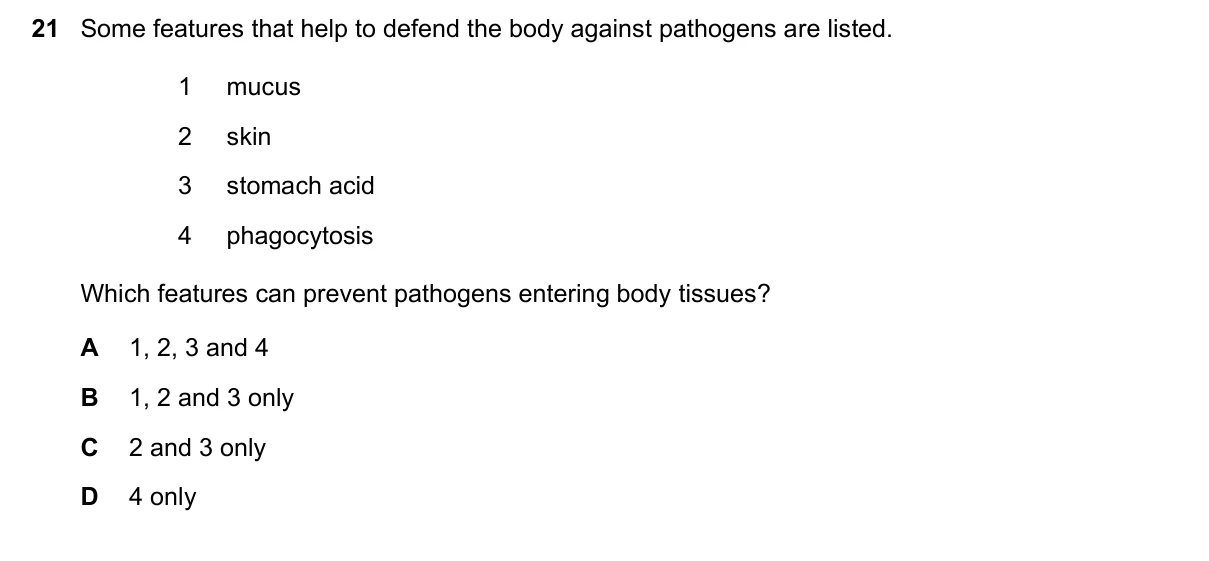 Question 21, November 2021, 0610 Paper 21