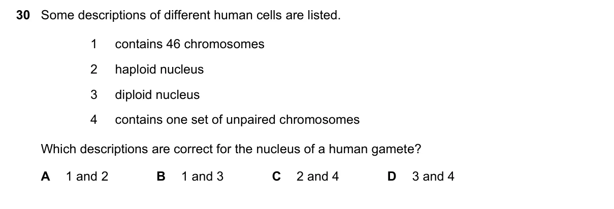 Question 30, November 2021, 0610 Paper 21
