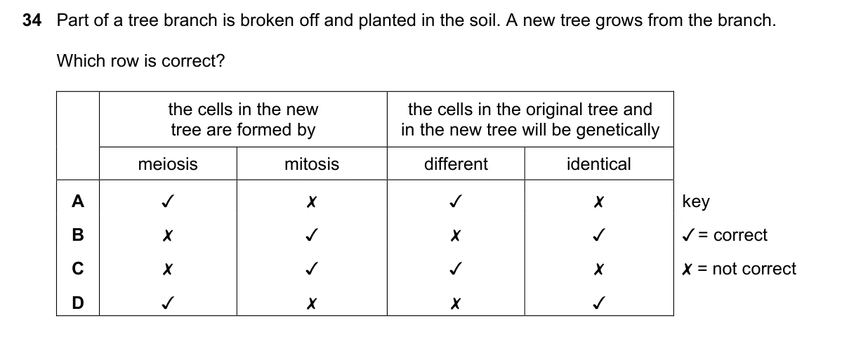 Question 34, November 2021, 0610 Paper 12