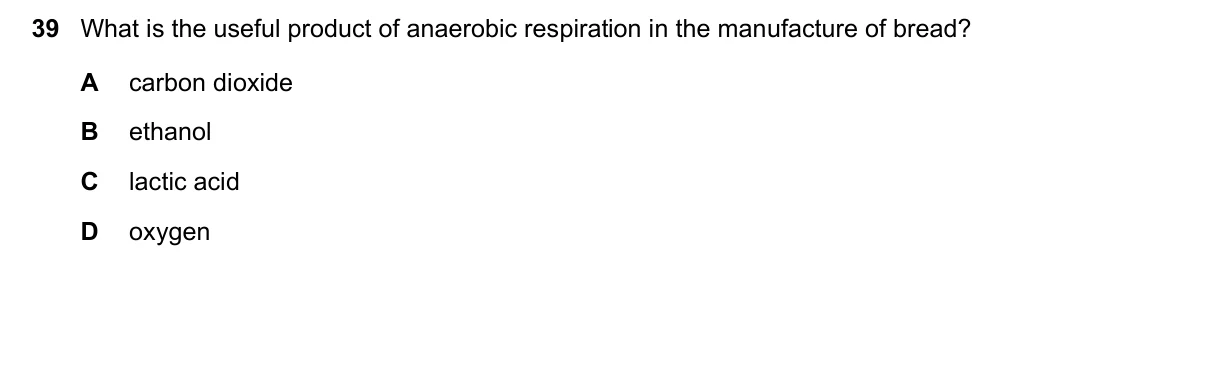 Question 39, November 2021, 0610 Paper 12