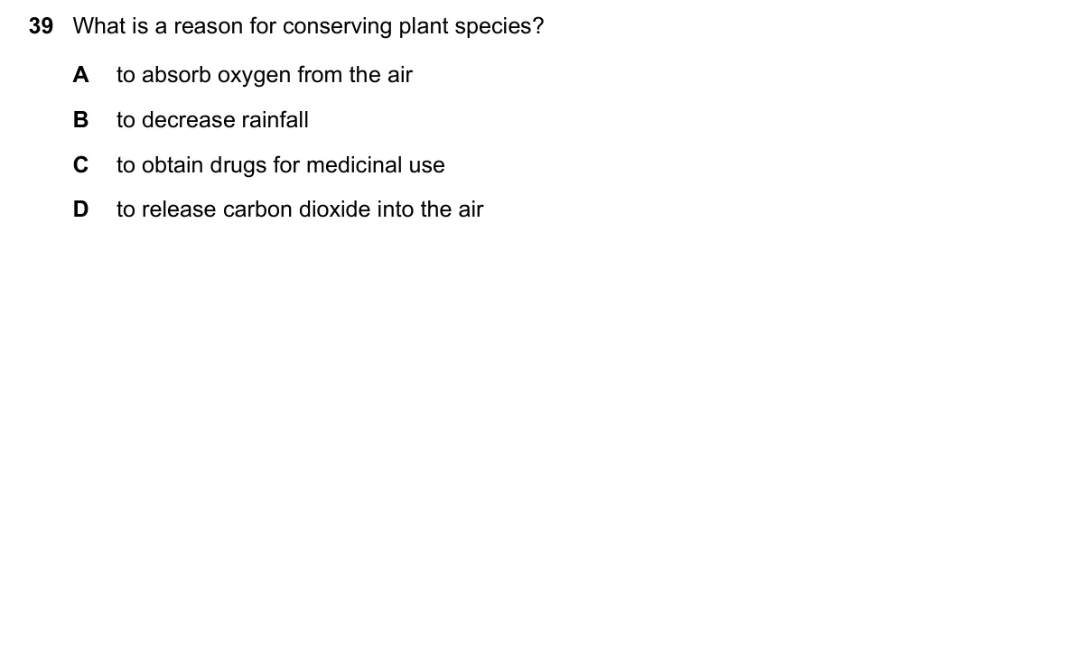 Question 39, June 2022, 0610 Paper 21