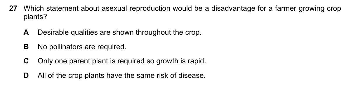 Question 27, June 2022, 0610 Paper 23