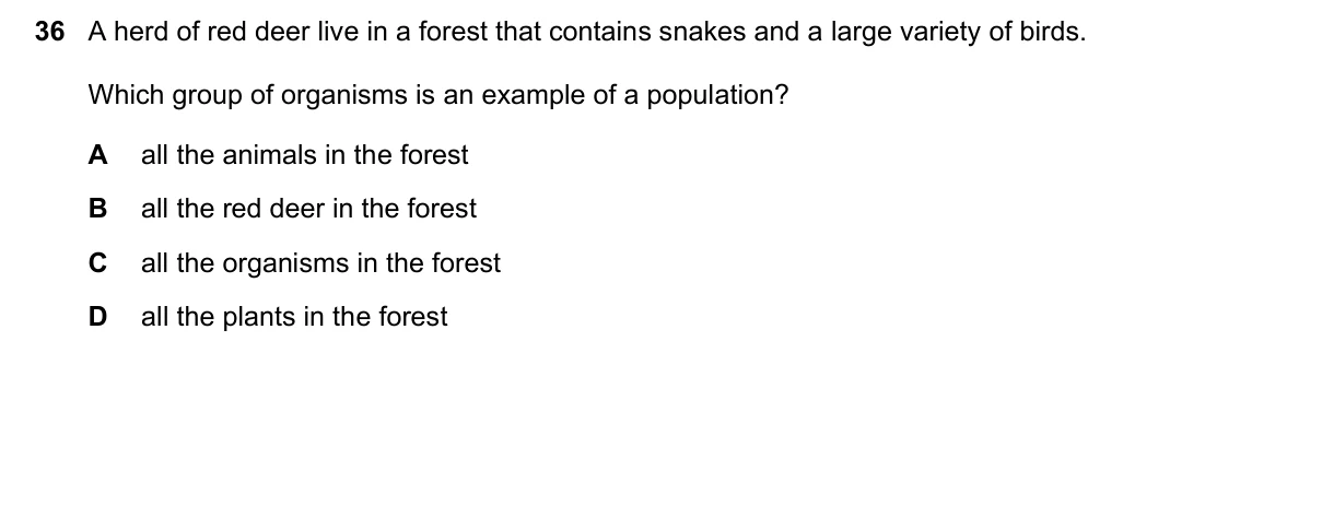 Question 36, June 2022, 0610 Paper 23