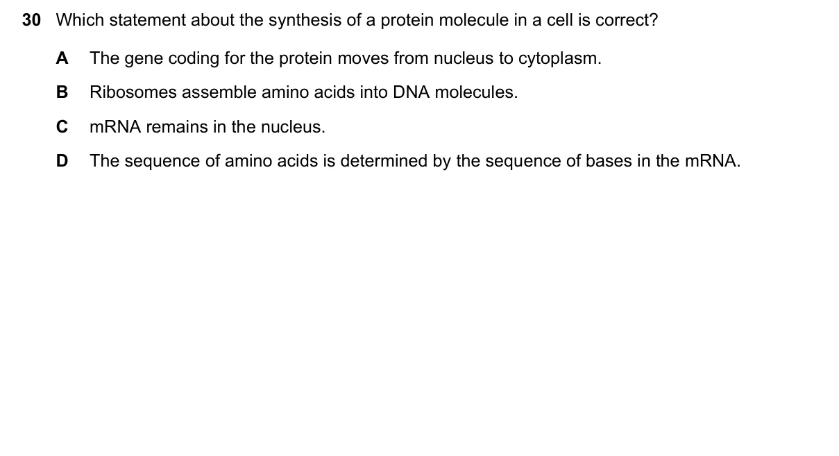 Question 30, March 2023, 0610 Paper 22