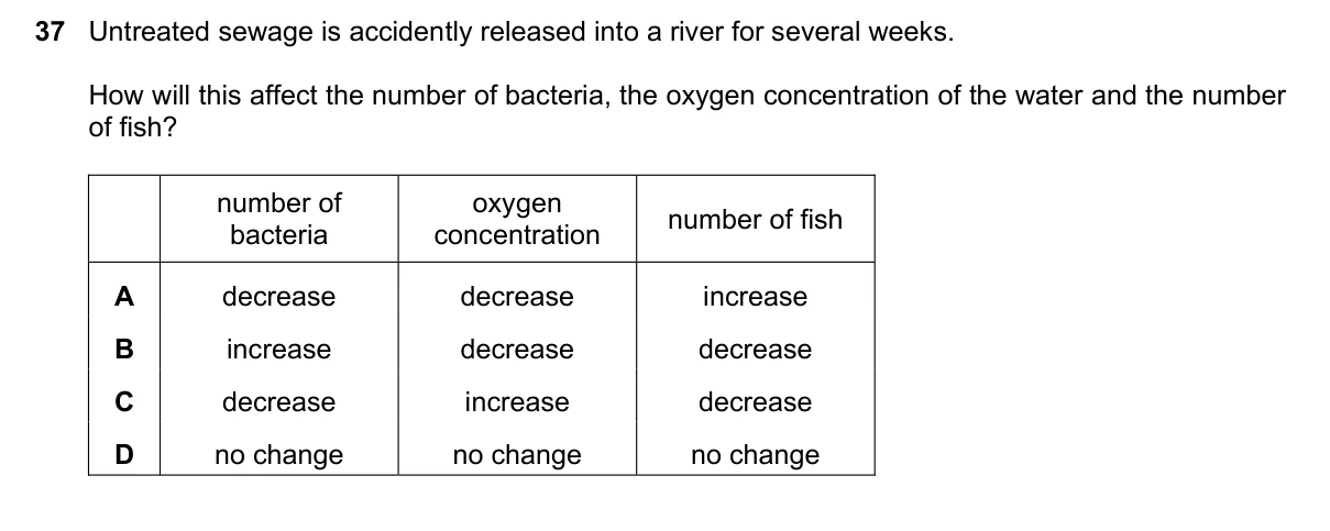 Question 37, March 2023, 0610 Paper 22