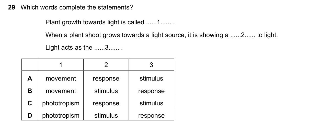 Question 29, June 2023, 0610 Paper 11