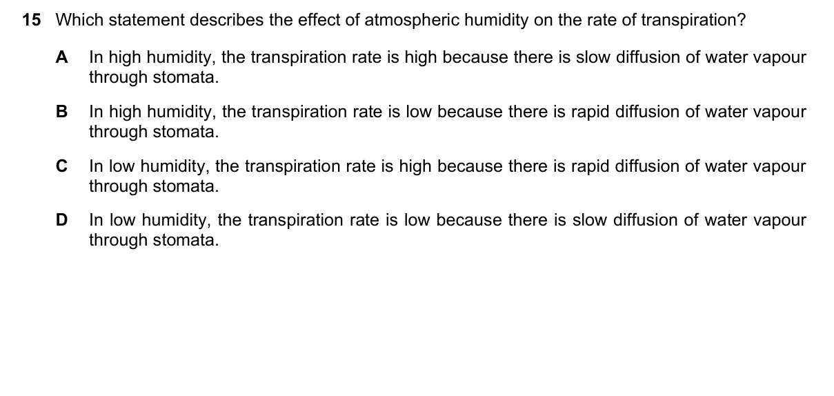 Question 15, June 2023, 0610 Paper 21