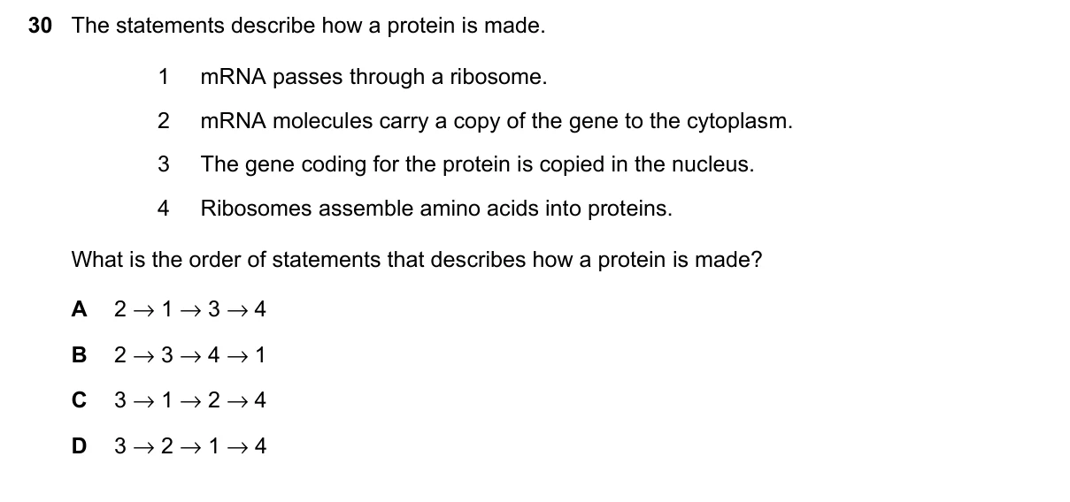 Question 30, June 2023, 0610 Paper 21