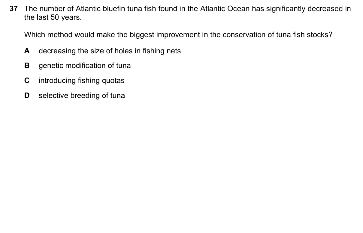 Question 37, June 2023, 0610 Paper 21