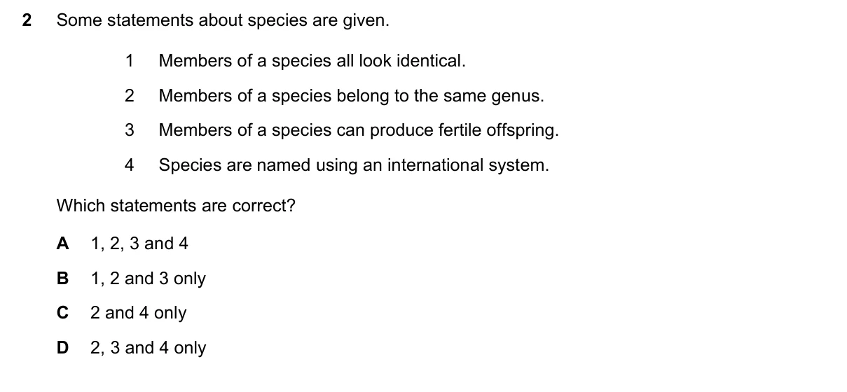 Question 2, June 2023, 0610 Paper 22
