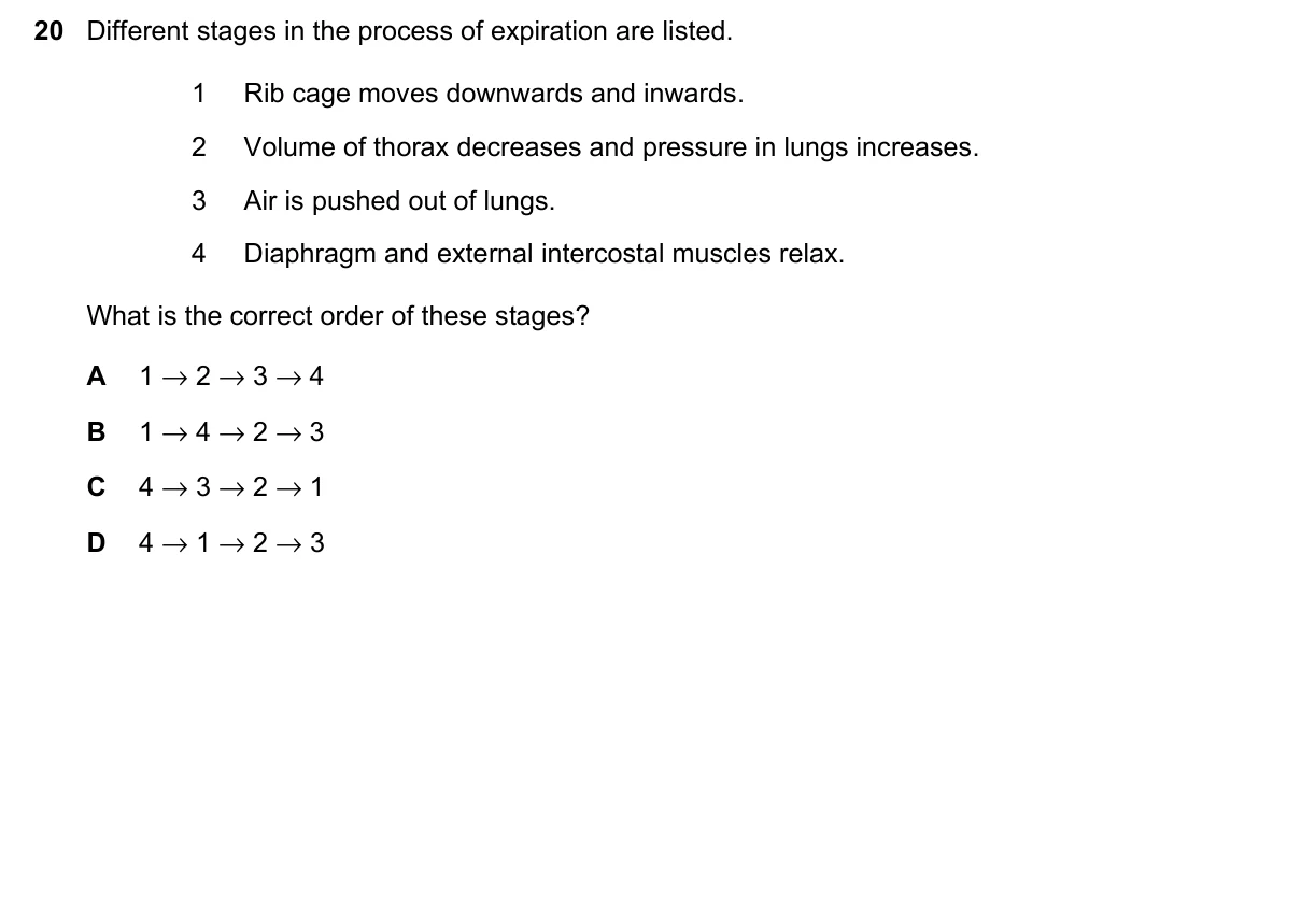 Question 20, June 2023, 0610 Paper 22