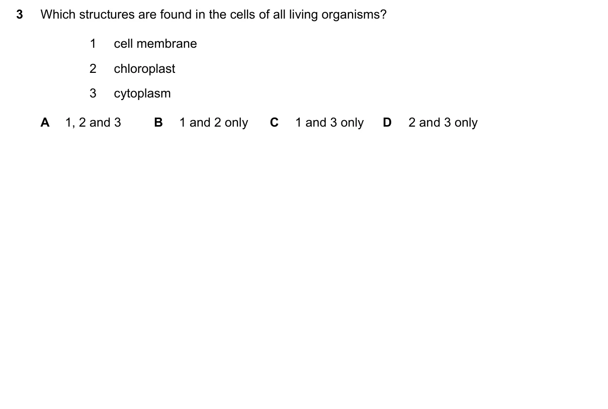 Question 3, June 2023, 0610 Paper 22