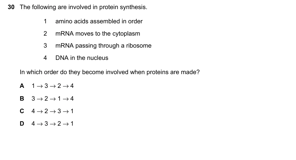Question 30, June 2023, 0610 Paper 22