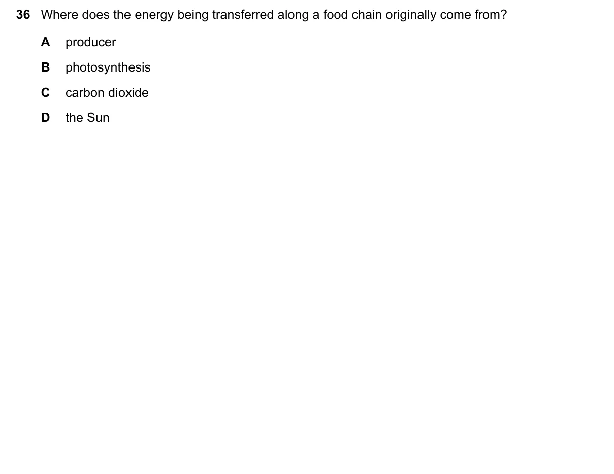 Question 36, June 2023, 0610 Paper 13