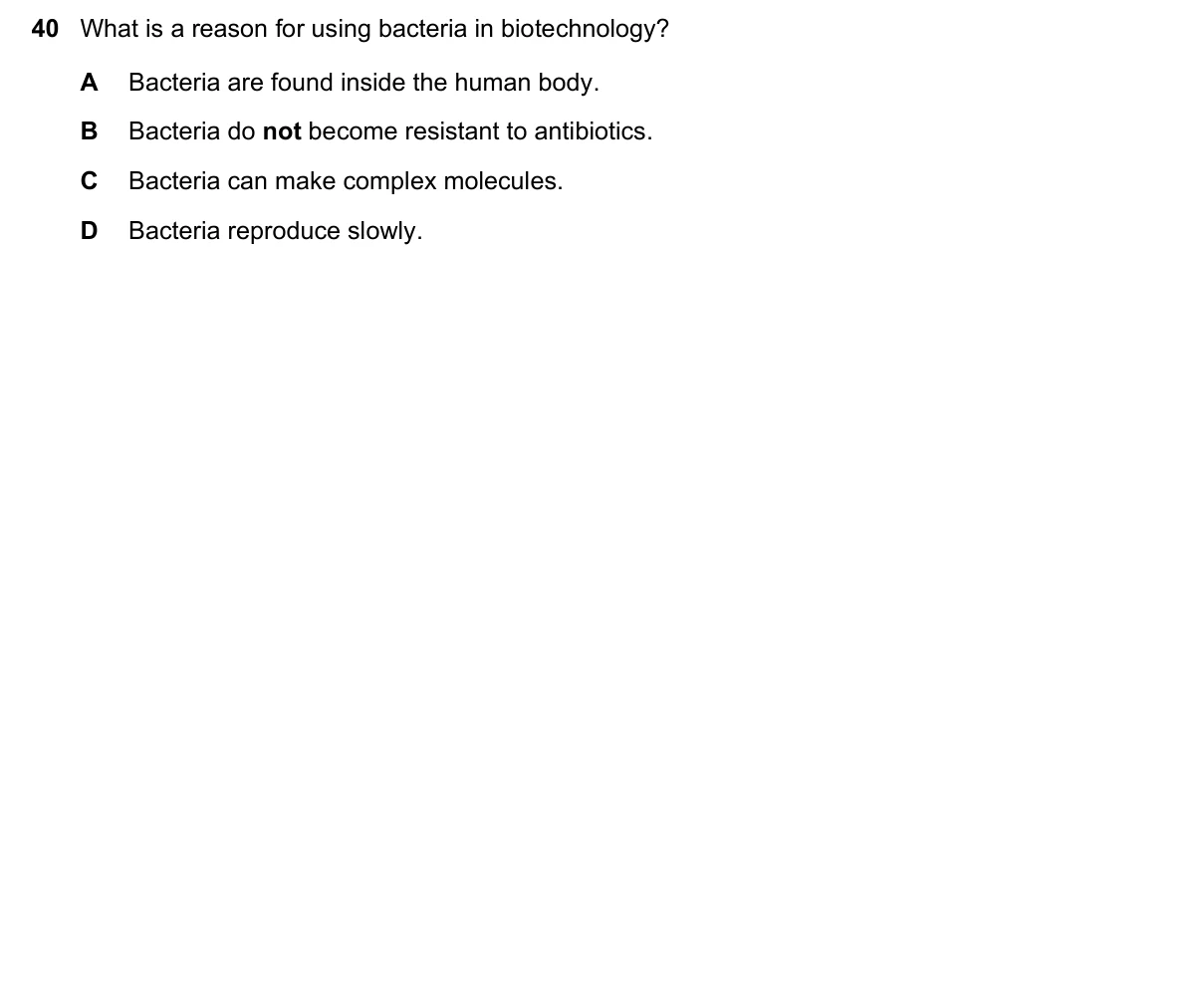 Question 40, June 2023, 0610 Paper 13