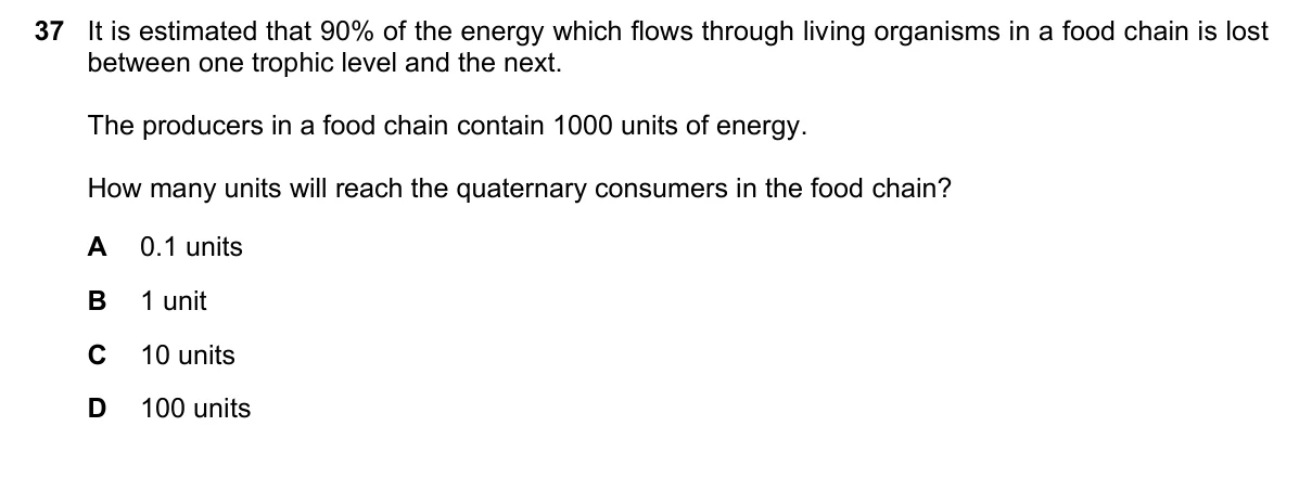 Question 37, November 2023, 0610 Paper 11