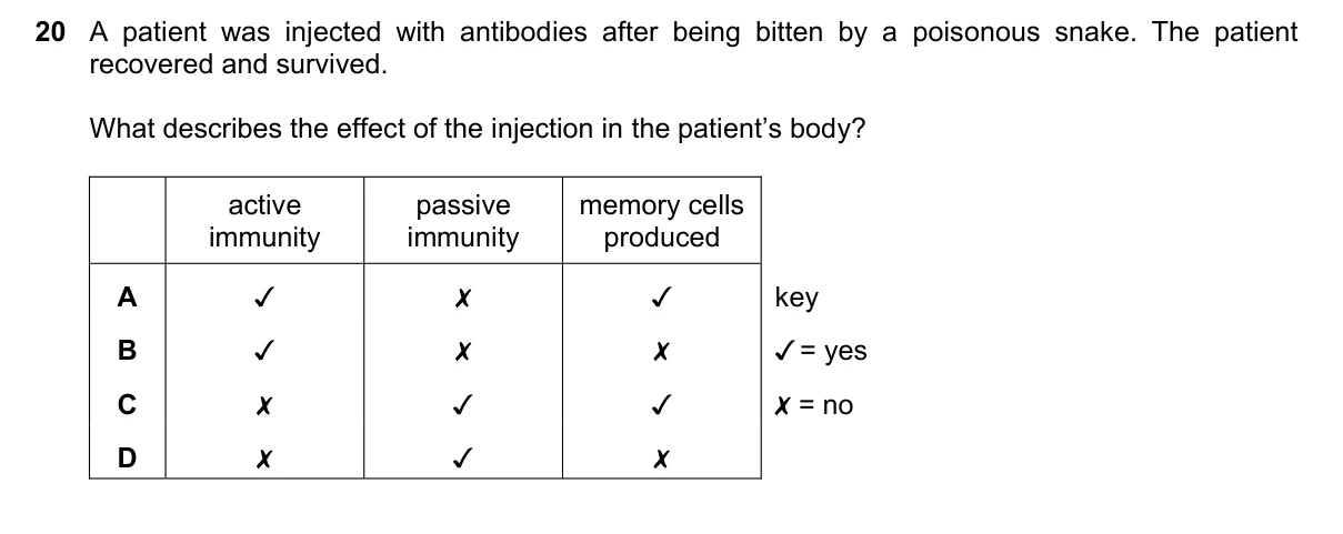 Question 20, November 2023, 0610 Paper 21