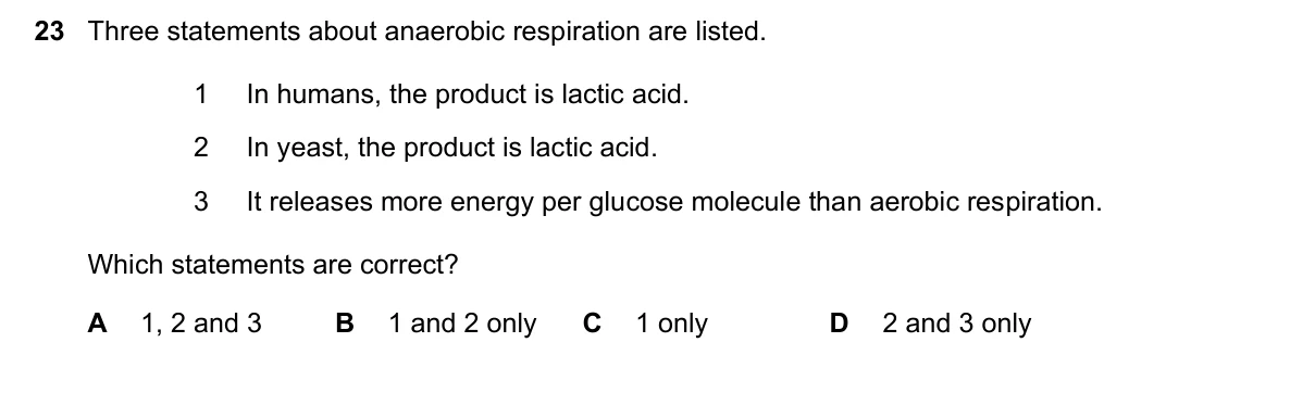 Question 23, November 2023, 0610 Paper 21