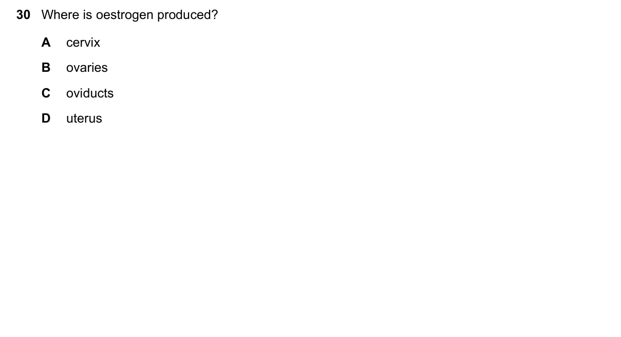 Question 30, November 2023, 0610 Paper 21
