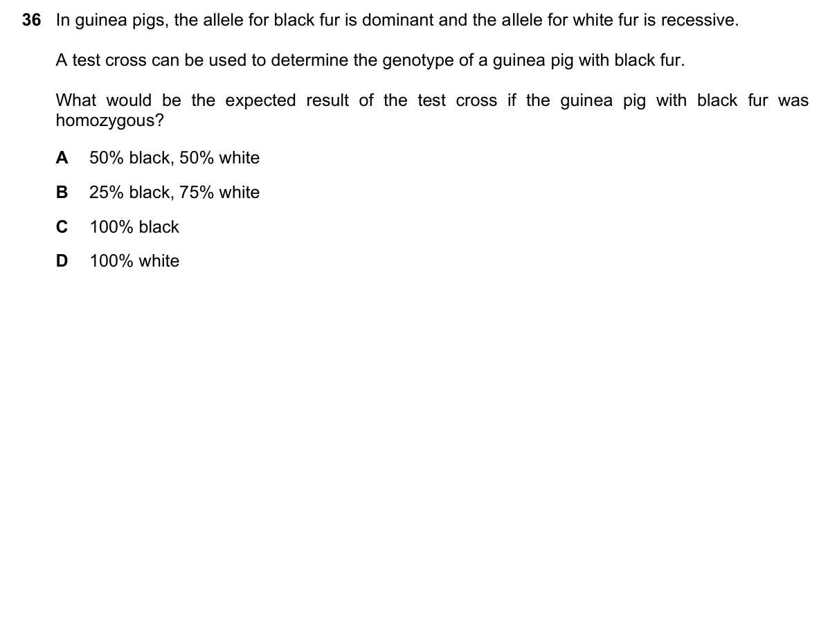 Question 36, November 2023, 0610 Paper 21