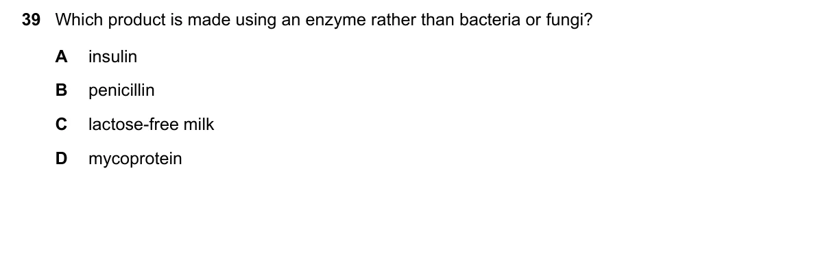 Question 39, November 2023, 0610 Paper 21