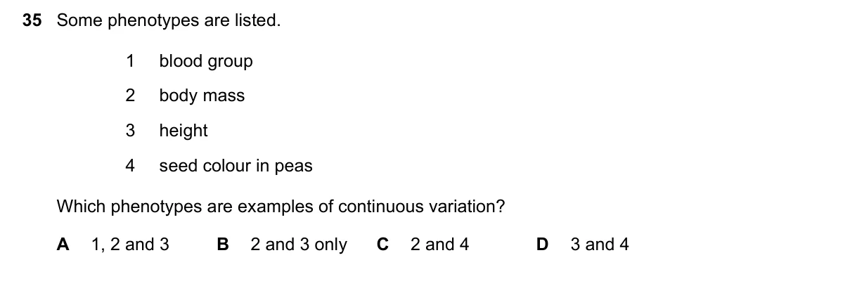 Question 35, November 2023, 0610 Paper 12