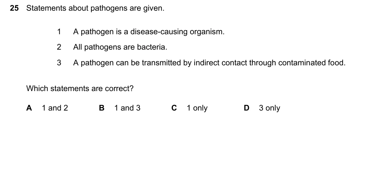 Question 25, March 2024, 0610 Paper 12