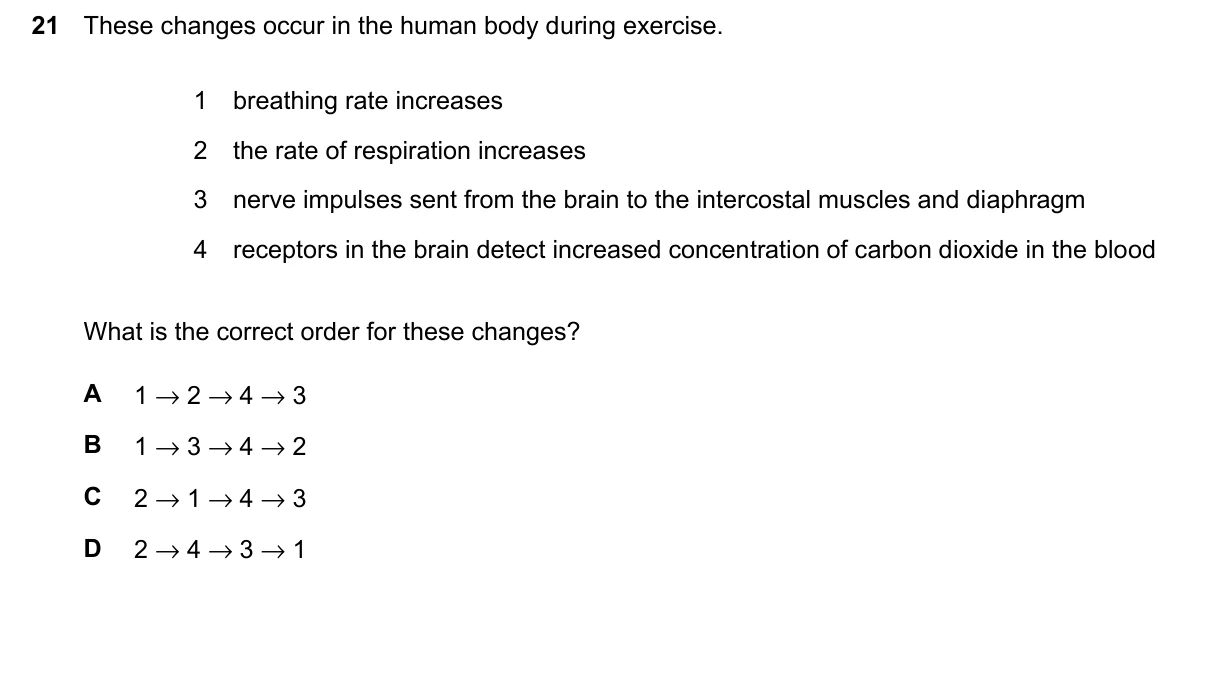 Question 21, June 2024, 0610 Paper 22