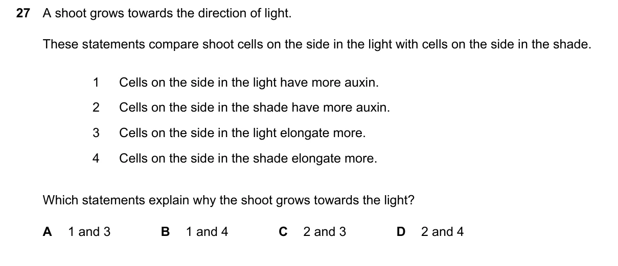 Question 27, June 2024, 0610 Paper 22