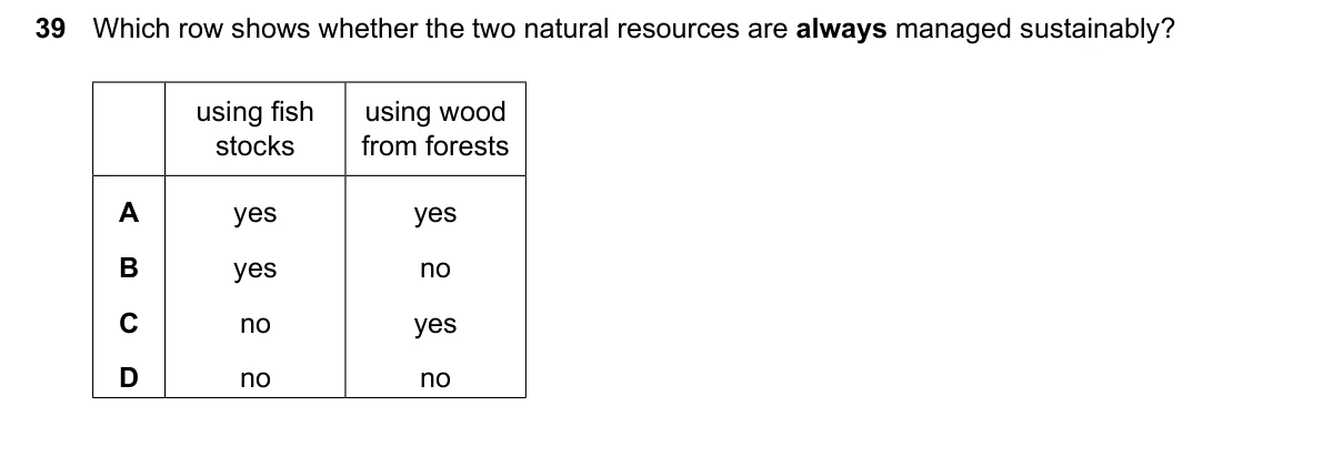 Question 39, June 2024, 0610 Paper 13