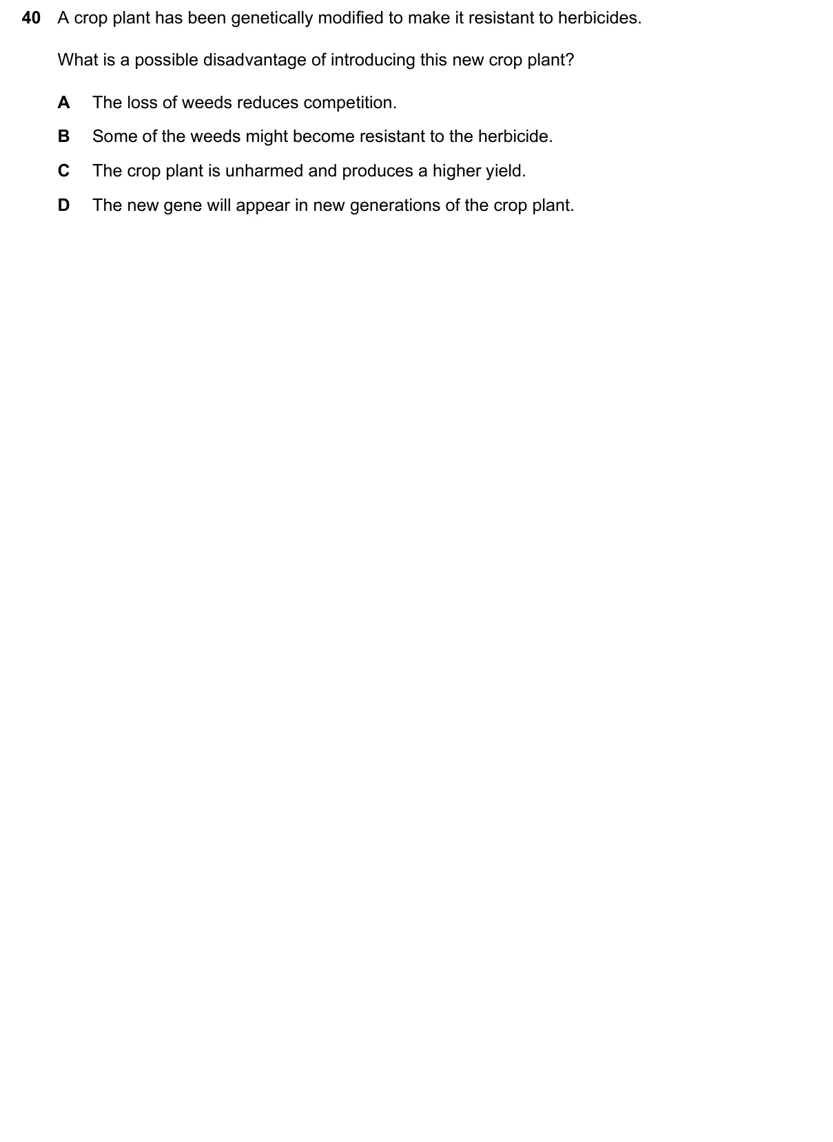 Question 40, June 2024, 0610 Paper 23