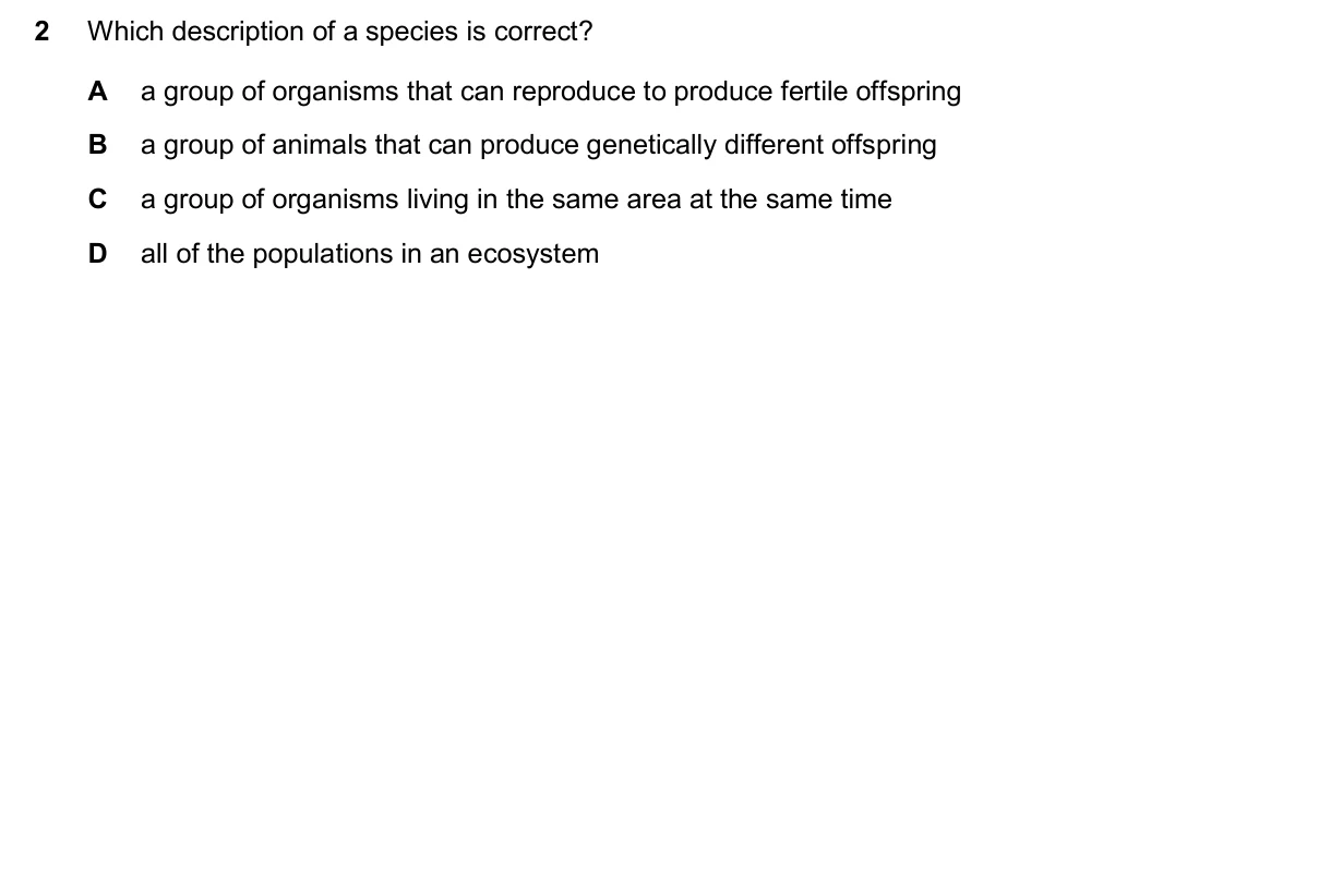 Question 2, November 2024, 0610 Paper 11