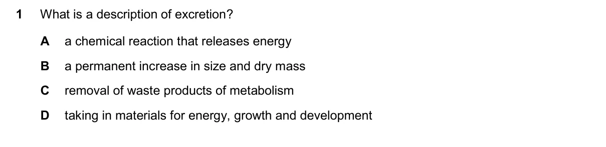 Question 1, November 2024, 0610 Paper 23