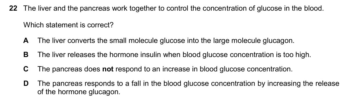 Question 22, March 2025, 0610 Paper 22