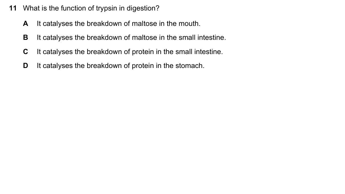Question 11, June 2025, 0610 Paper 21