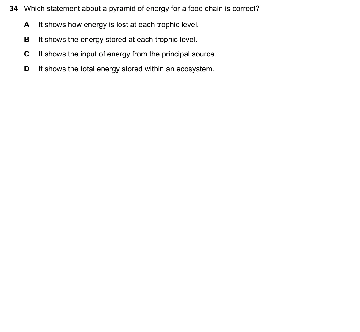 Question 34, June 2025, 0610 Paper 21
