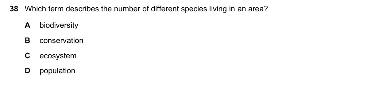 Question 38, June 2025, 0610 Paper 21