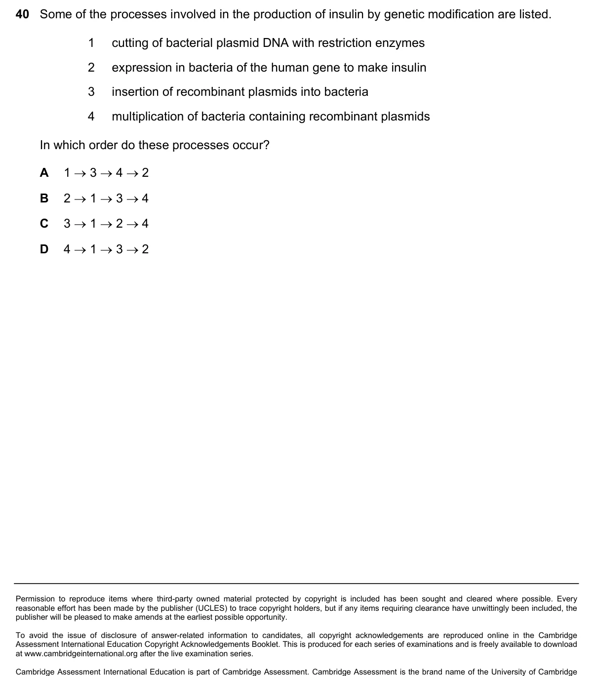 Question 40, June 2025, 0610 Paper 21