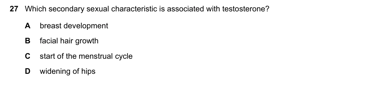 Question 27, June 2025, 0610 Paper 12