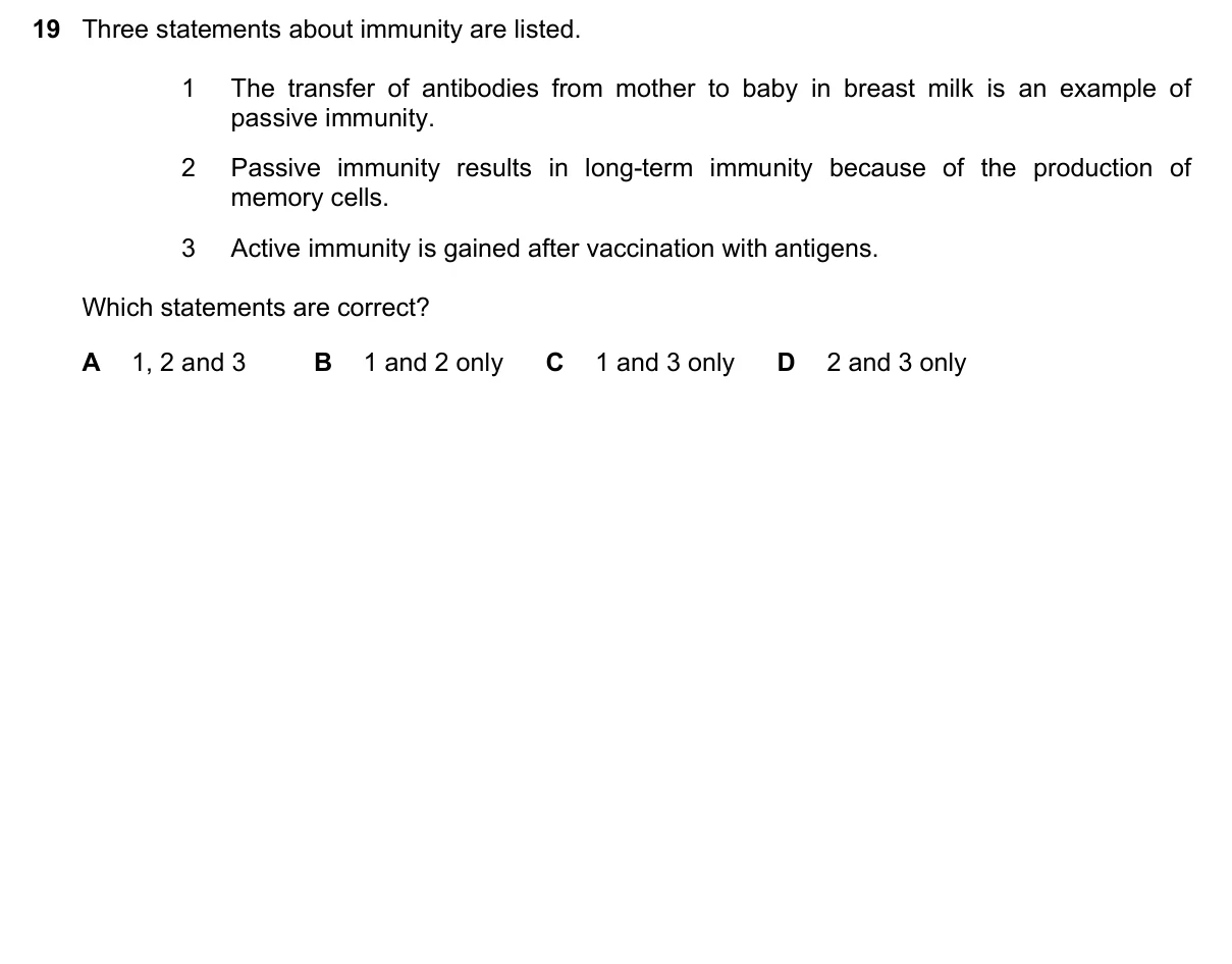 Question 19, June 2025, 0610 Paper 22