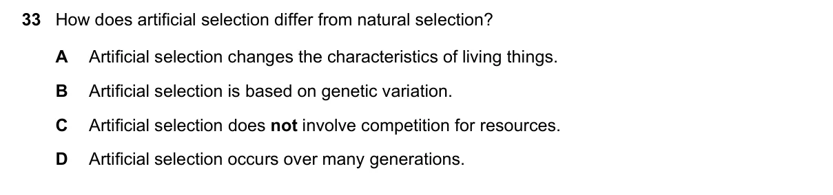 Question 33, June 2025, 0610 Paper 22