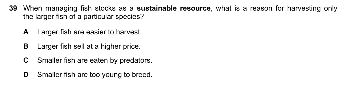 Question 39, June 2025, 0610 Paper 22