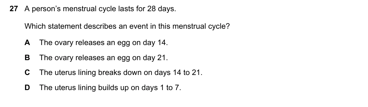 Question 27, June 2025, 0610 Paper 13