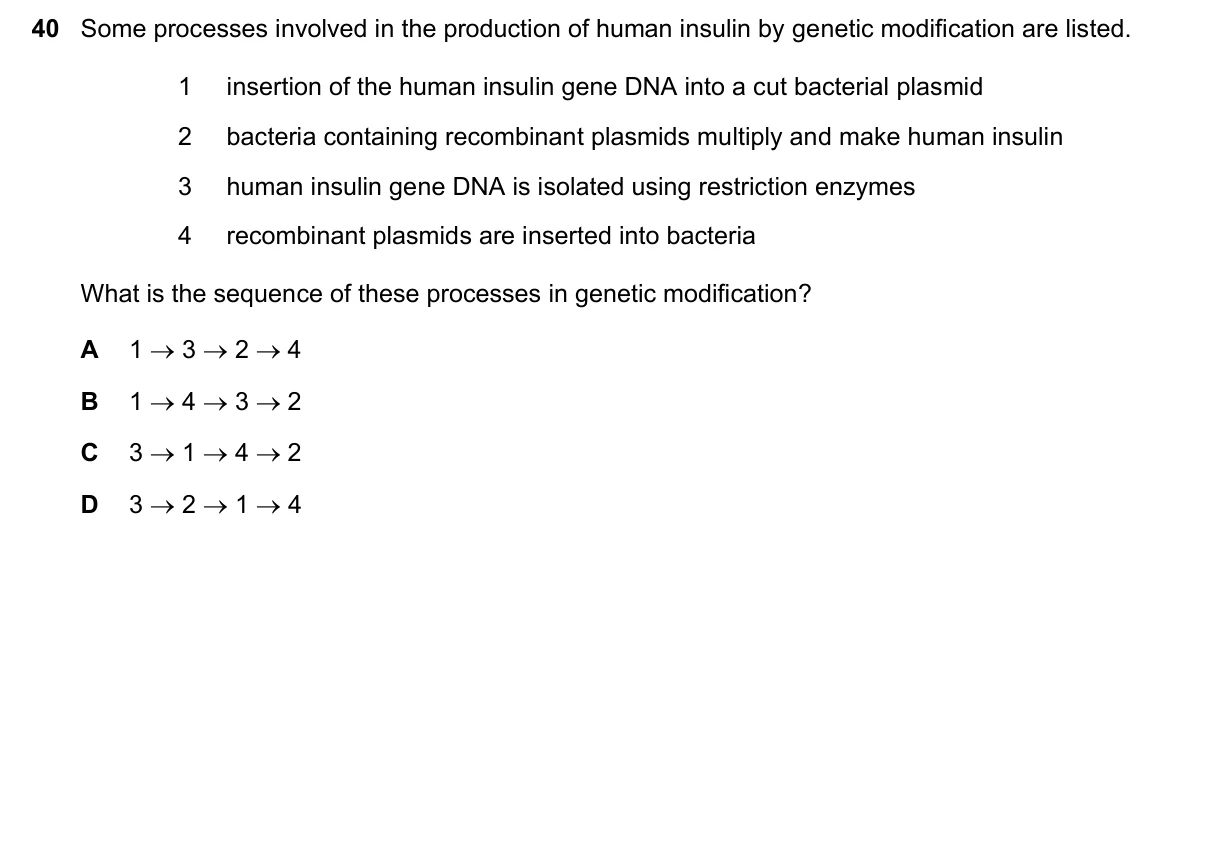 Question 40, June 2025, 0610 Paper 23