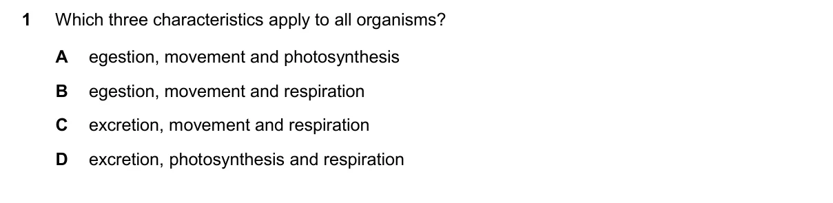 Question 1, November 2025, 0610 Paper 11