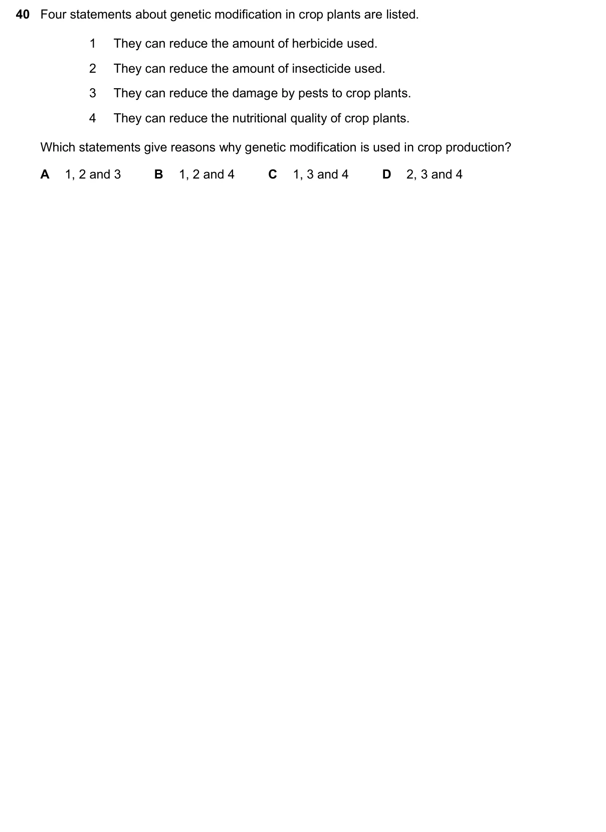 Question 40, November 2025, 0610 Paper 11