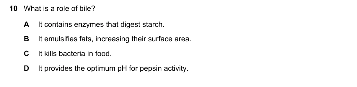 Question 10, November 2025, 0610 Paper 21