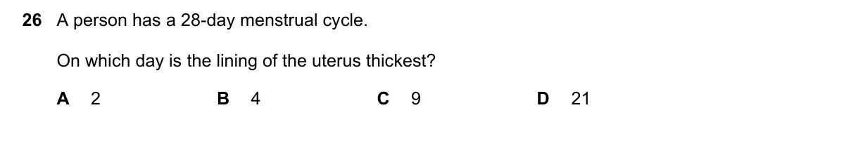 Question 26, November 2025, 0610 Paper 21